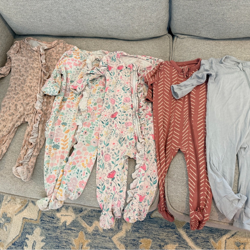 Caden Lane  and Kyte Baby 3-6 month bundle - Floral, Pink, Blue, Brown